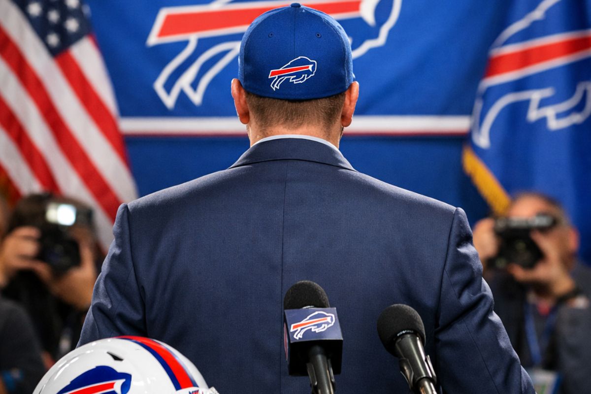 bills head coach from behind