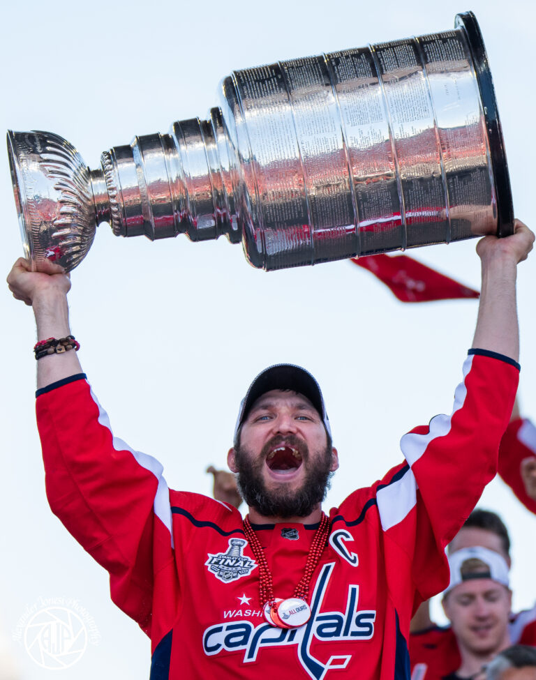 Alex Ovechkin with Stanley cup