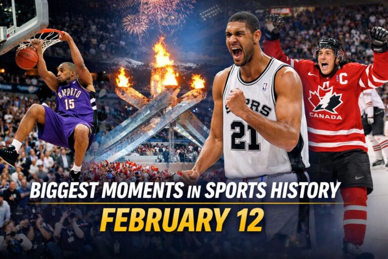 Biggest Sports Moment in History February 12th