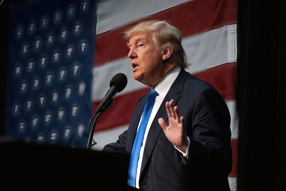 President Donald Trump US Flag