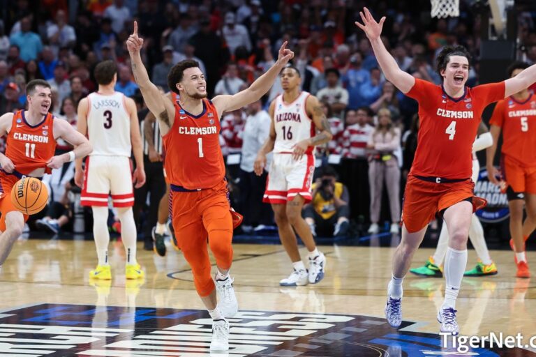 Clemson celebration March Madness