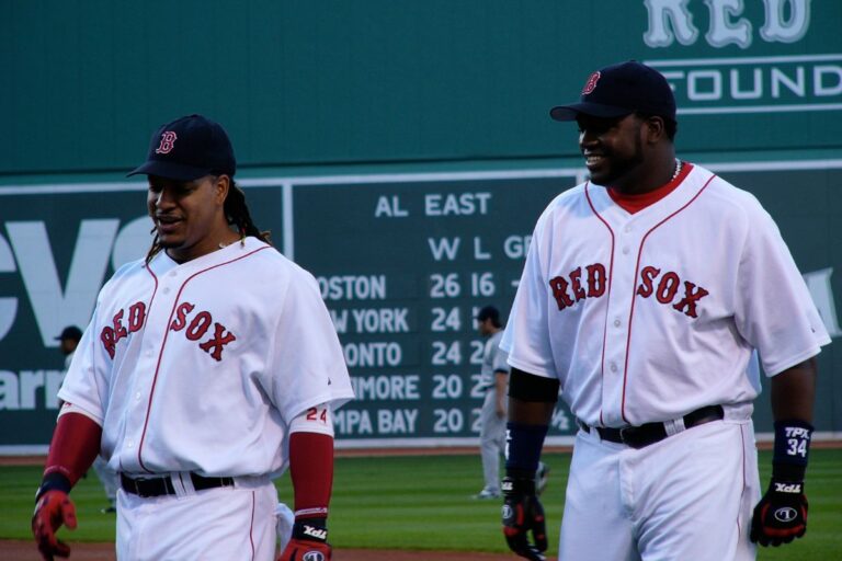 Manny Ramirez and David Ortiz vs Yankees in 2006